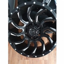Black Rhino 17x9inc 6X139.7 Jant Turbulance CB110 ET0 , Türbülans Jant